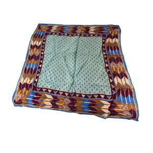 Vintage Silk Bandana Scarf Neckerchief Headband Neck Wrap Scarves Head 25 inches